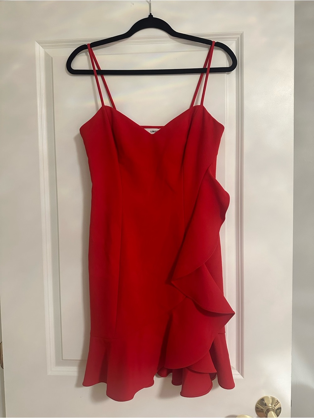 LIKELY RED MINI DRESS